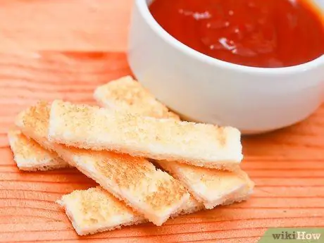 Приготовить тост с мельбой Шаг 15