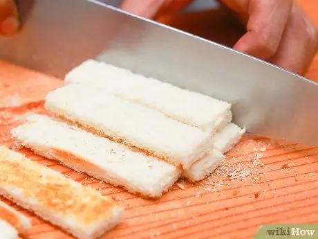 Приготовить тост с мельбой Шаг 8