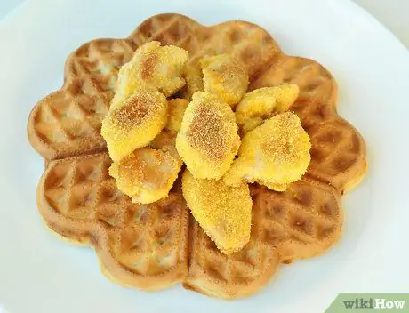 Съешьте курицу и вафли, шаг 2