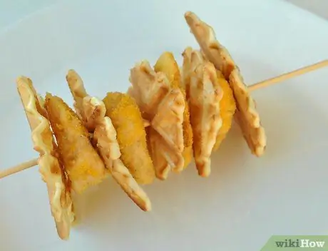 Съешьте курицу и вафли Шаг 9