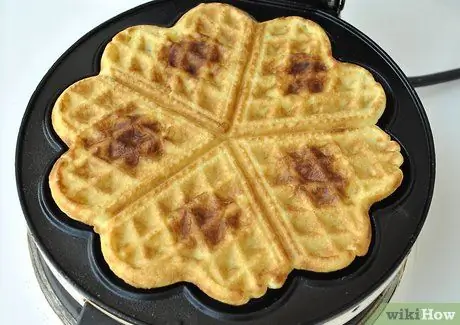 Сделать вафли из теста для печенья Шаг 15