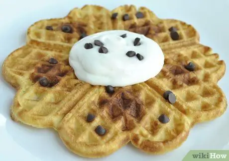 Сделать вафли из теста для печенья Шаг 16