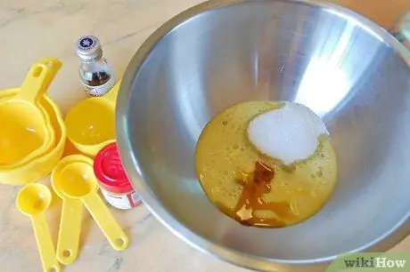 Сделайте вафельные рожки, шаг 1