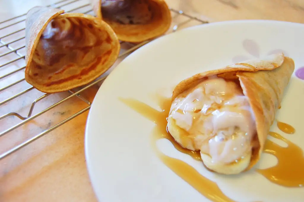 Как сделать вафельные рожки: 9 шагов (с иллюстрациями)