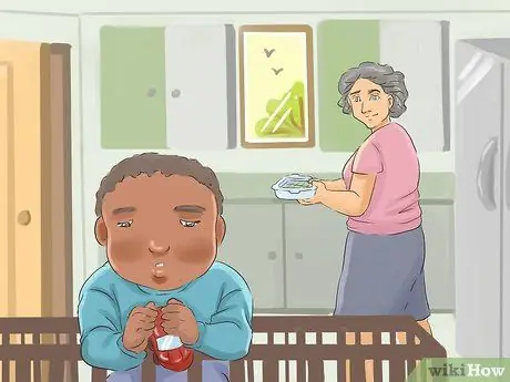 Дайте гевискон младенцу Шаг 15