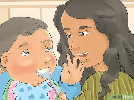 Дайте гевискон младенцу Шаг 8