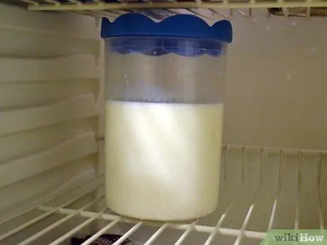 Сохранение кефирных зерен Шаг 6