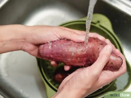 Отварить сладкий картофель, шаг 1