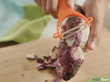 Отварить сладкий картофель, шаг 2