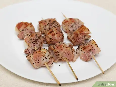 Приготовить гребешки в беконе Final