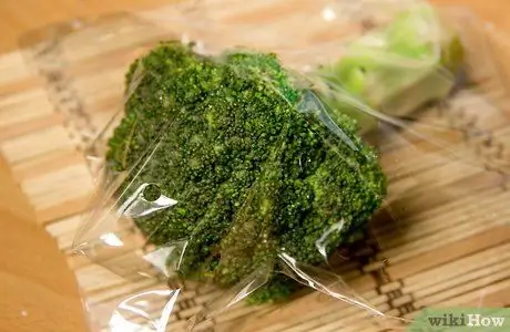 Сохраняйте брокколи свежей, шаг 3