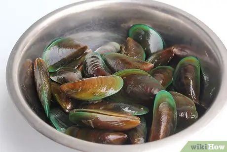 Хранение мидий Шаг 1