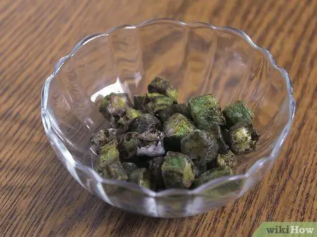 Заморозить бамию Шаг 13