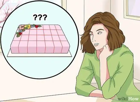 Вырезать листовой торт Шаг 2