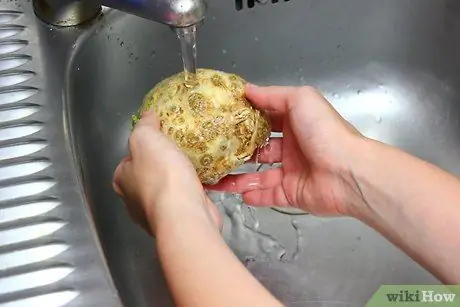 Сделайте пюре из сельдерея, шаг 2