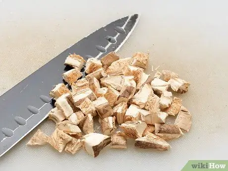 Нарезанные грибы финал