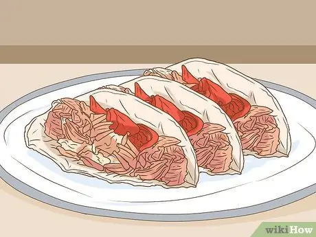 Измельчите курицу в настольном миксере Шаг 8