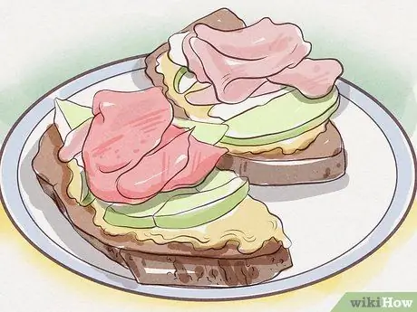 Съешьте копченого лосося Шаг 3