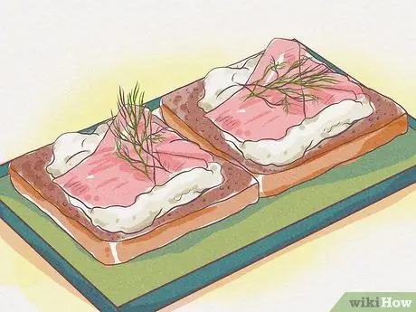 Съешьте копченого лосося Шаг 7