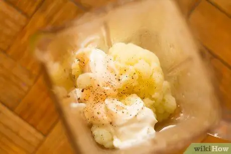 Приготовить пюре из цветной капусты Шаг 4