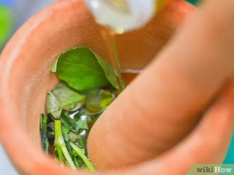 Используйте свежий базилик Шаг 8