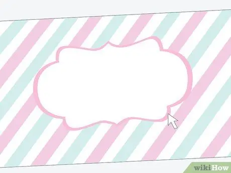 Сделайте обертки для шоколадных батончиков для детского душа Шаг 12