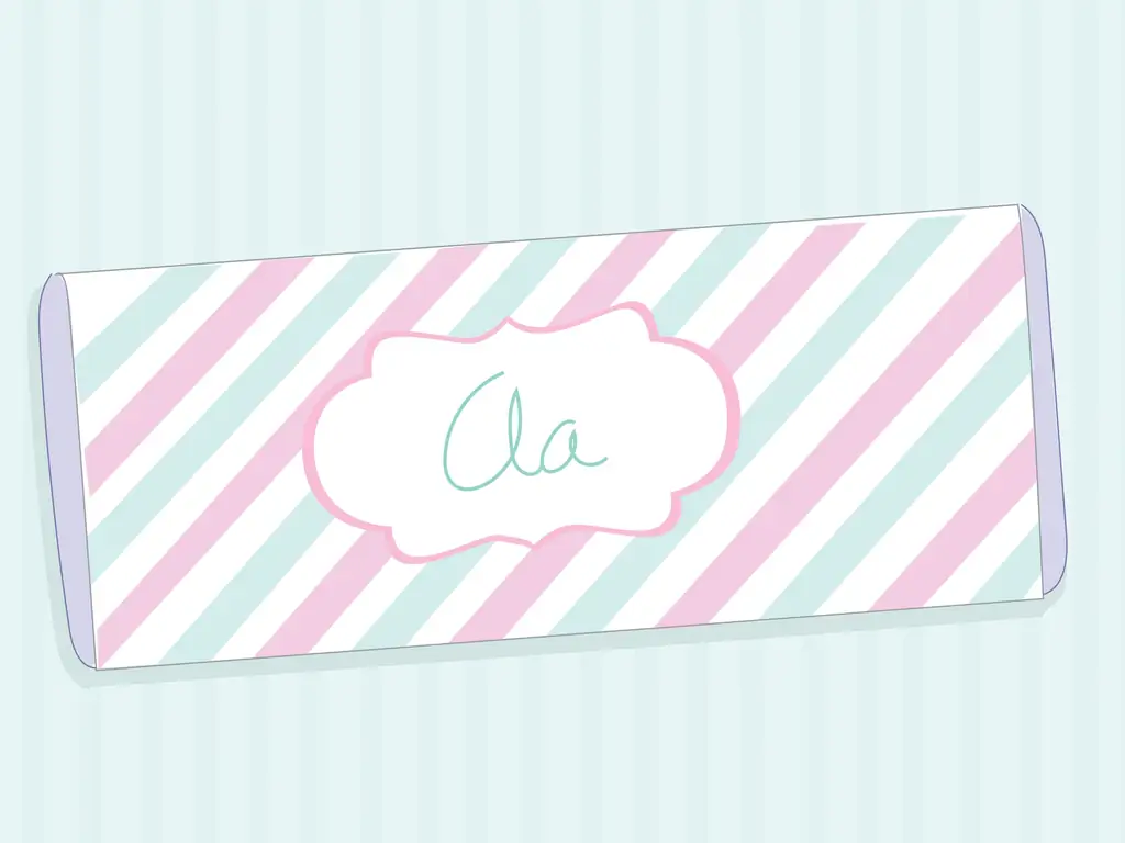 Как сделать обертки для конфет для детского душа (с рисунками)