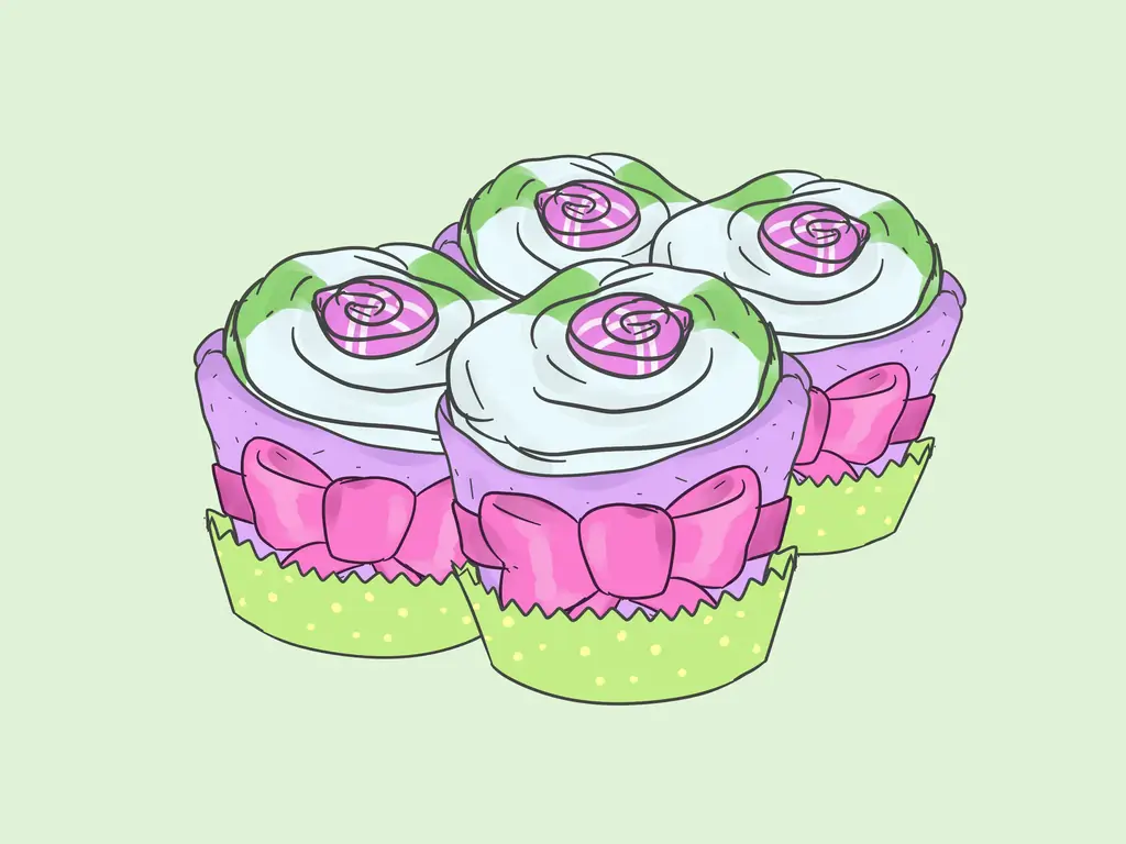 Как сделать кексы из подгузников (с иллюстрациями)