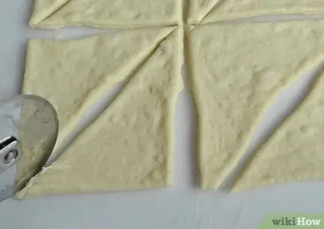 Приготовьте кусочки пиццы, шаг 2