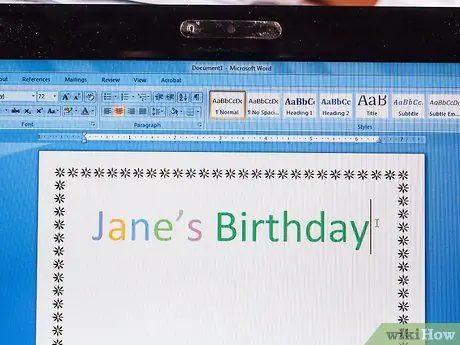 Создайте свои собственные приглашения на день рождения, шаг 14