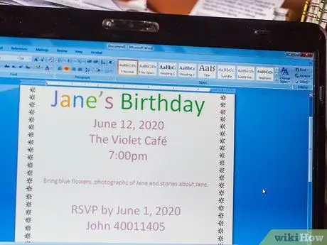 Создайте свои собственные приглашения на день рождения, шаг 15