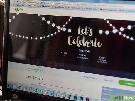 Создайте свои собственные приглашения на день рождения Шаг 6