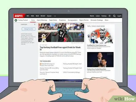 Создайте свою команду фэнтези-футбола, шаг 1