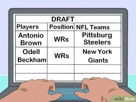 Создайте свою команду фэнтези-футбола Шаг 6