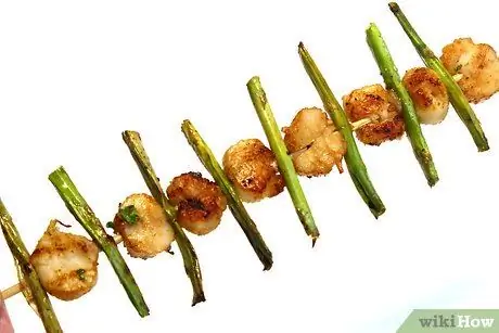 Приготовить шашлык из гребешка Шаг 5