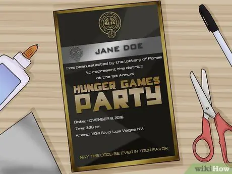 Проведите вечеринку «Голодные игры», шаг 2