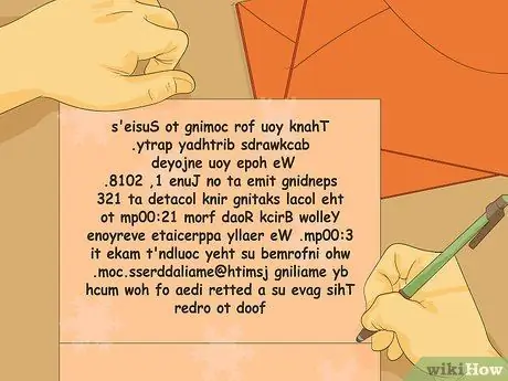 Проведите вечеринку по случаю дня рождения в обратном направлении, шаг 3