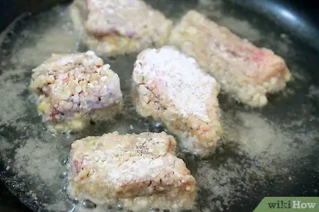 Приготовить крем из стейков грибных кубиков Шаг 4