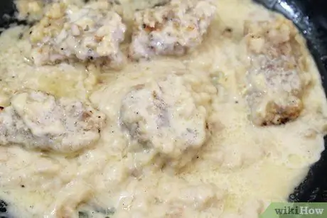 Приготовить крем из грибных стейков Шаг 5