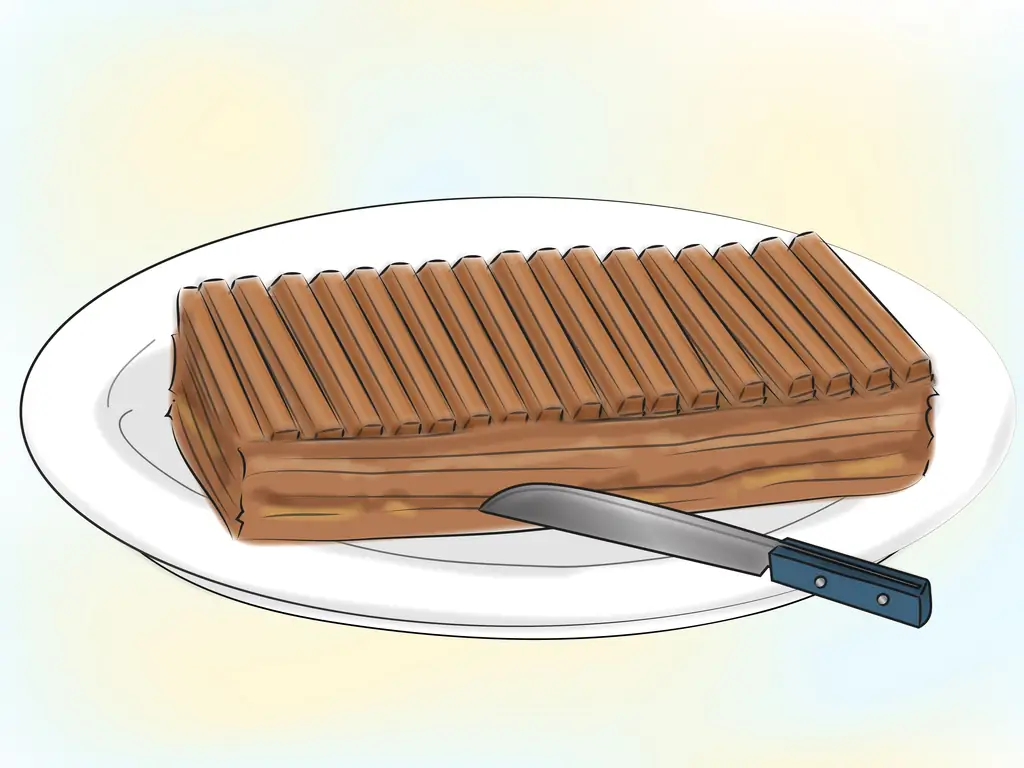 Как сделать лазанью Кит Кэт: 15 шагов (с рисунками)