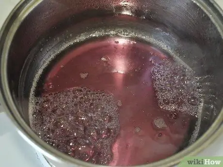 Приготовить фиолетовый сироп, шаг 6