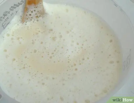Коагулируйте соевое молоко, шаг 4
