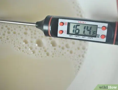 Коагулируйте соевое молоко, шаг 5