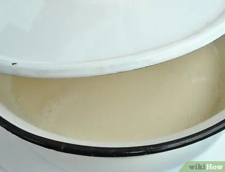 Коагулируйте соевое молоко, шаг 8