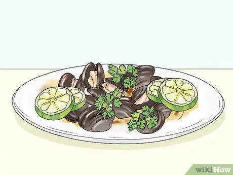 Готовьте фаршированные моллюски Шаг 20