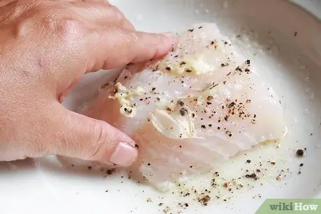 Выпекать пикшу Шаг 3