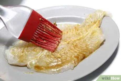 Палтус на гриле Шаг 3