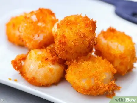 Приготовьте жареные во фритюре гребешки Шаг 10