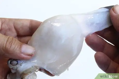 Очистить осьминога, шаг 4