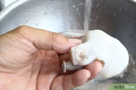 Очистить осьминога, шаг 9